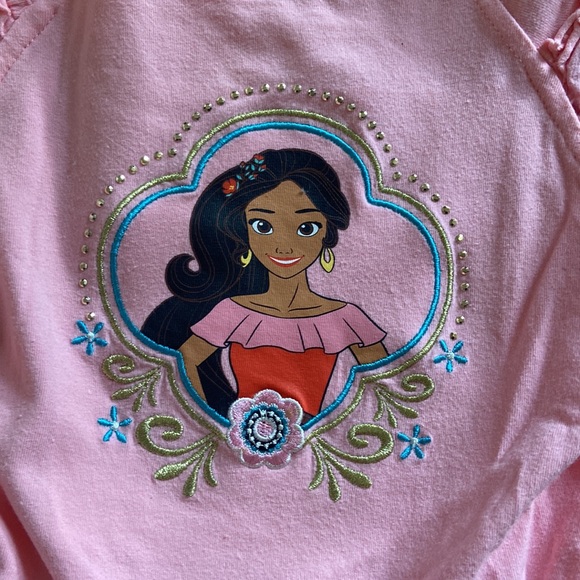 Rare Like New Elena of Avalor Dress with Floral Poufy Lace Skirt-Size 6 - Picture 2 of 6